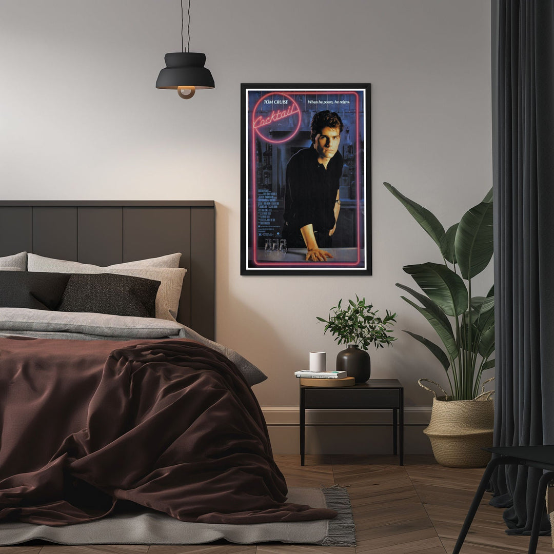 "Cocktail" (1988) Framed Movie Poster