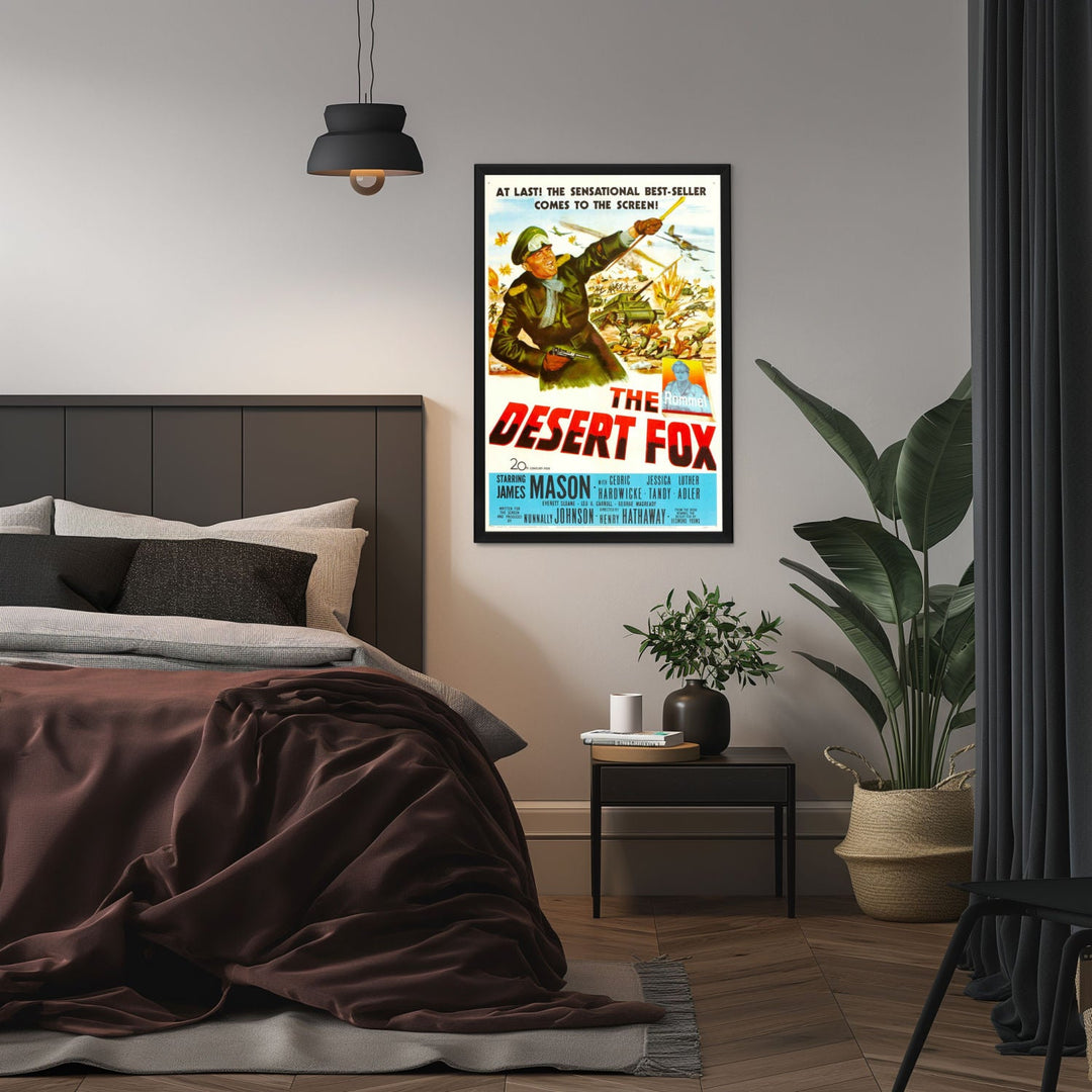 "Desert Fox" (1951) Framed Movie Poster