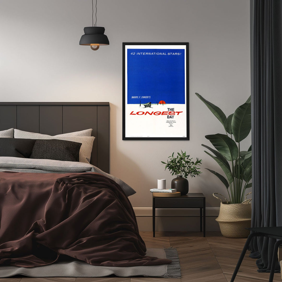 "Longest Day" (1962) Framed Movie Poster