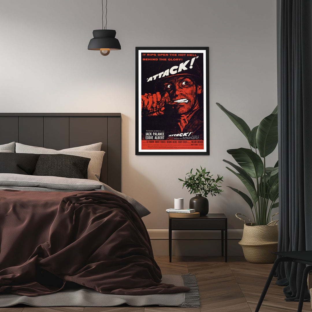 "Attack!" (1944) Framed Movie Poster