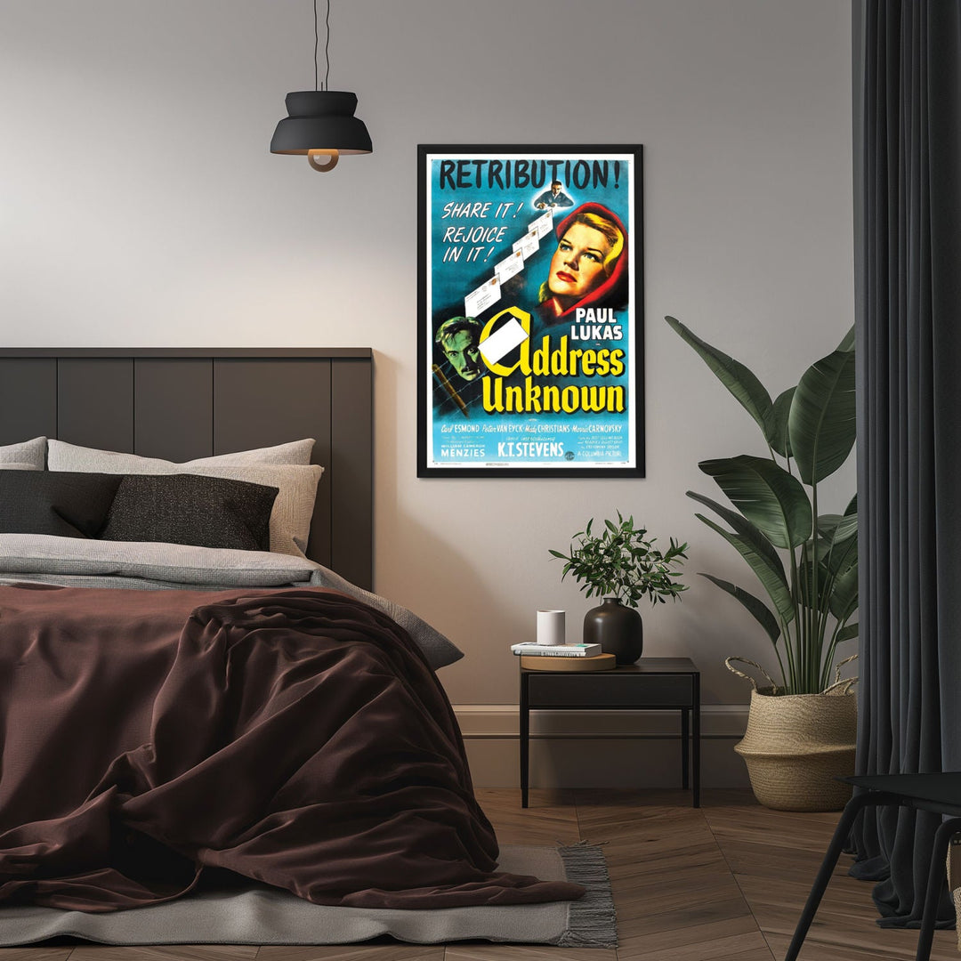 "Address Unknown" (1944) Framed Movie Poster