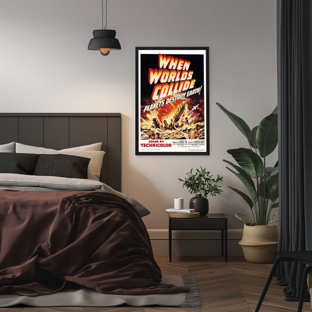 "When Worlds Collide" (1951) Framed Movie Poster