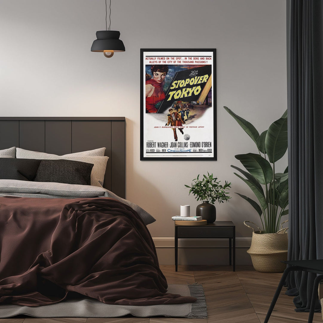 "Stopover Tokyo" (1957) Framed Movie Poster