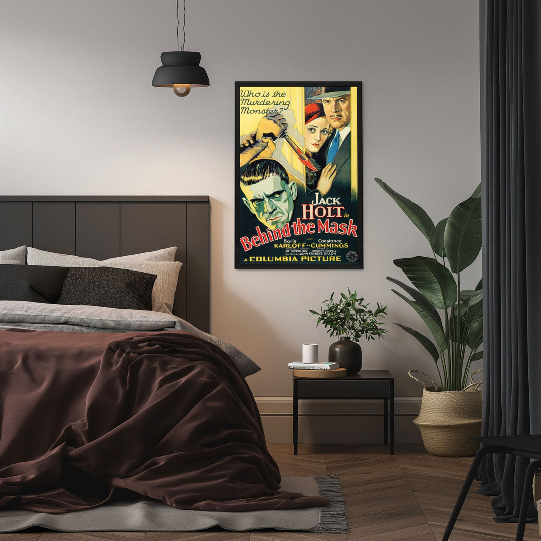 "Behind The Mask" (1958) Framed Movie Poster