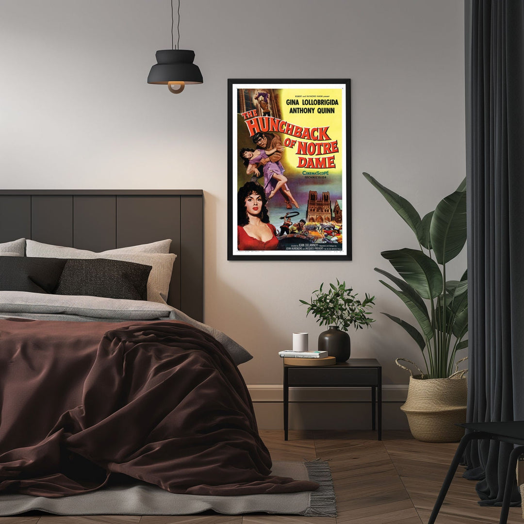 "Hunchback Of Notre Dame" (1956) Framed Movie Poster