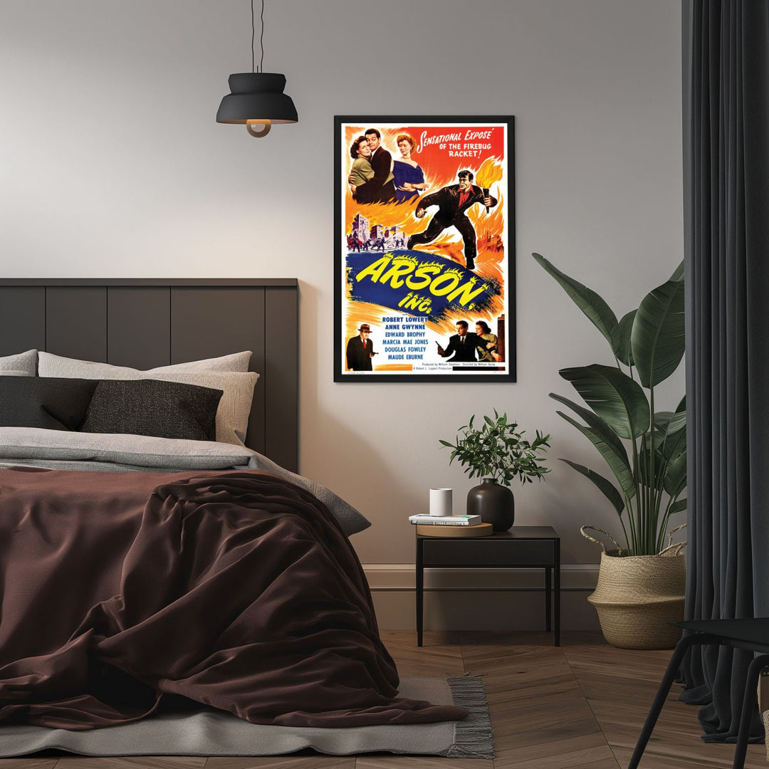 "Arson" (1949) Framed Movie Poster
