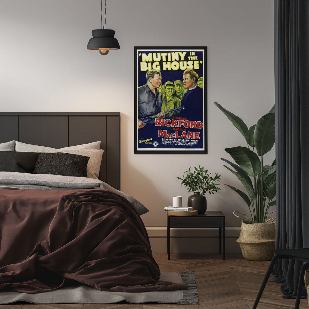 "Mutiny In The Big House" (1939) Framed Movie Poster