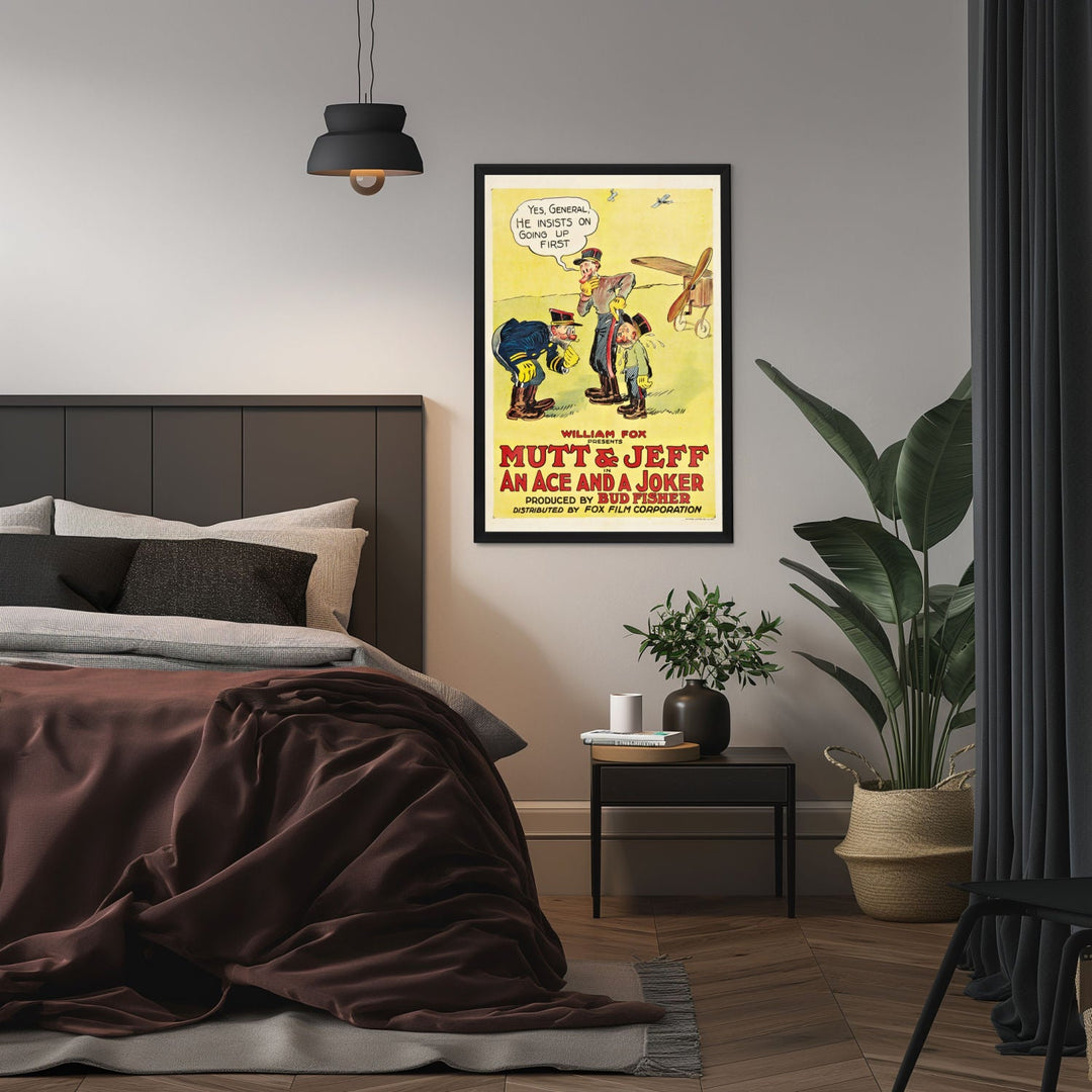 "Ace And A Joker" (1918) Framed Movie Poster