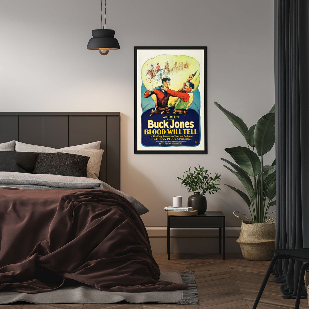 "Blood Will Tell" (1927) Framed Movie Poster