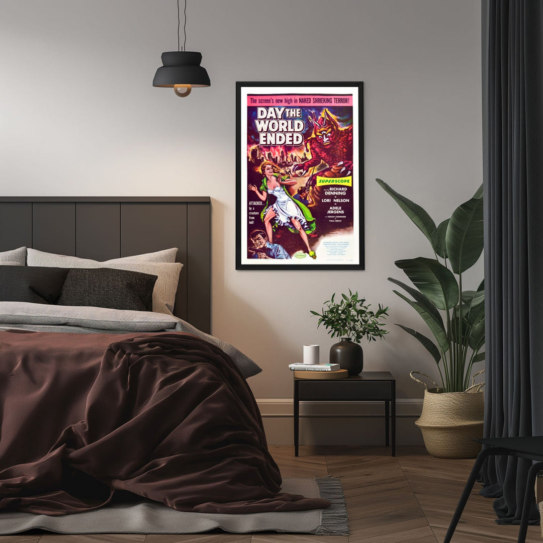 "Day The World Ended" (1956) Framed Movie Poster
