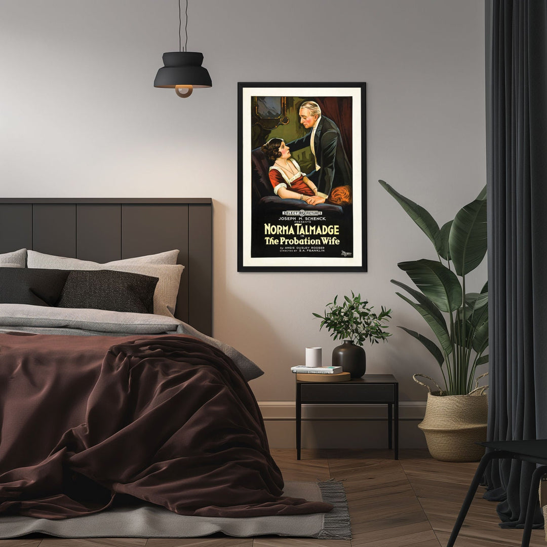 "Probation Wife" (1919) Framed Movie Poster