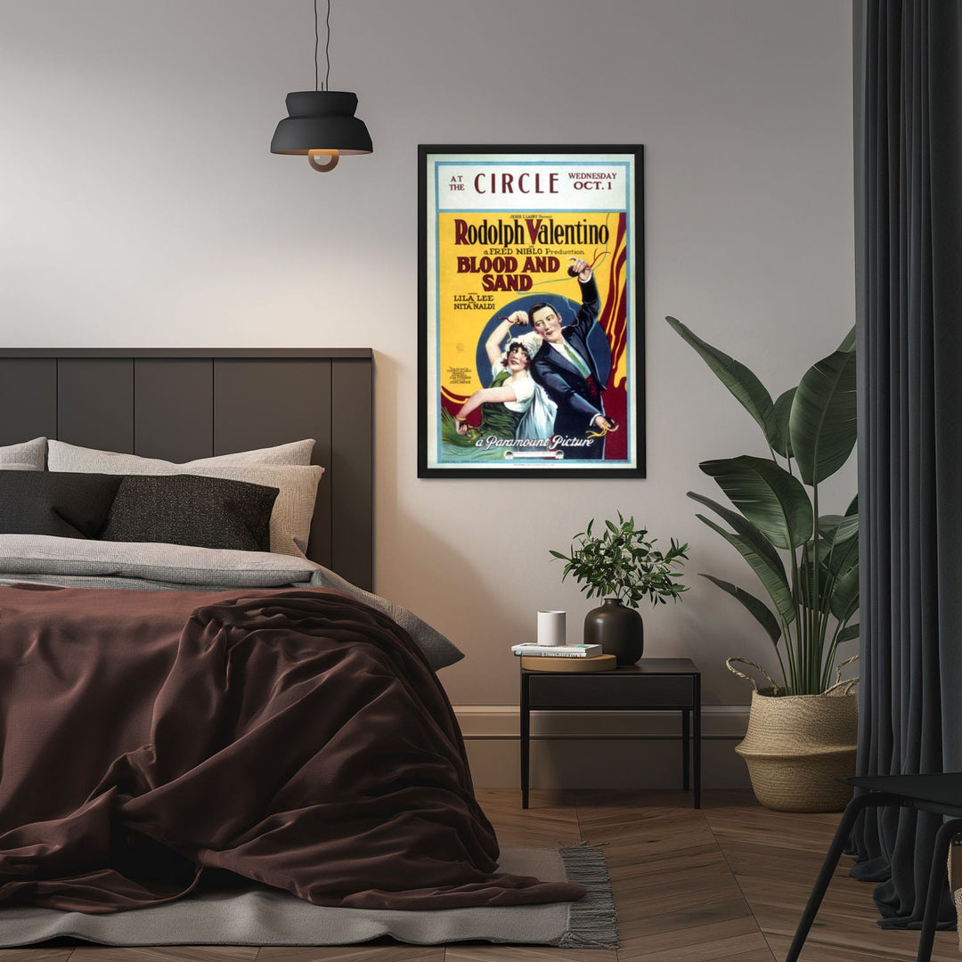 "Blood and Sand" (1922) Framed Movie Poster