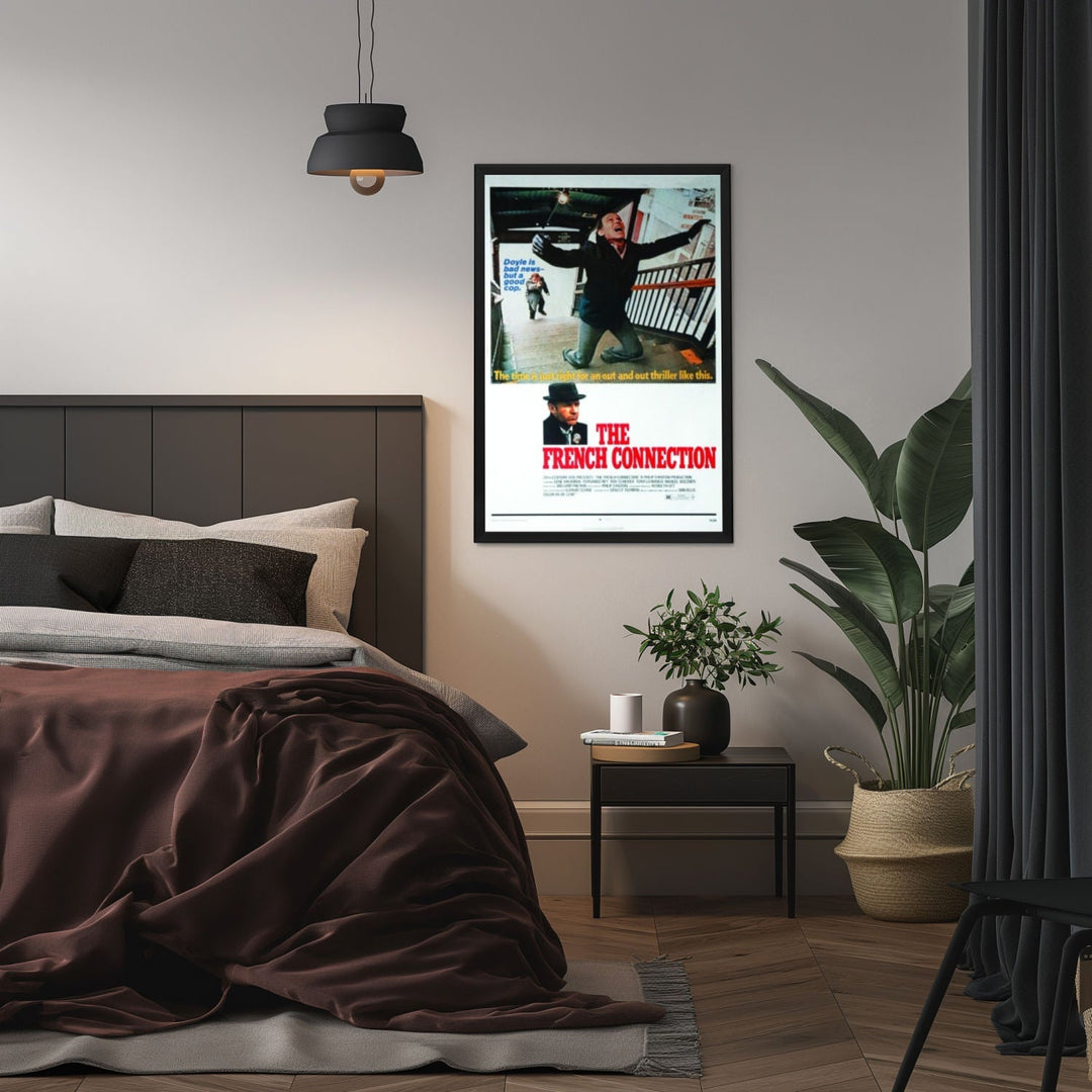 "French Connection" (1971) Framed Movie Poster
