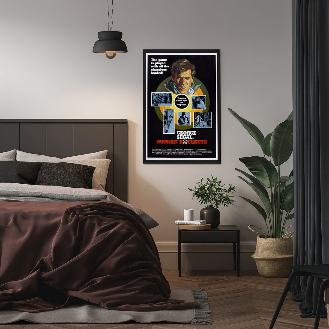 "Russian Roulette" (1975) Framed Movie Poster