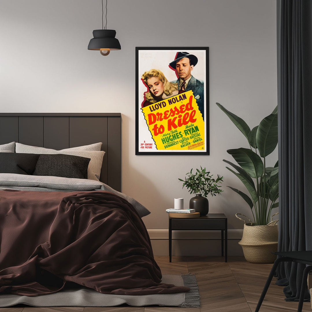"Dressed To Kill" (1941) Framed Movie Poster