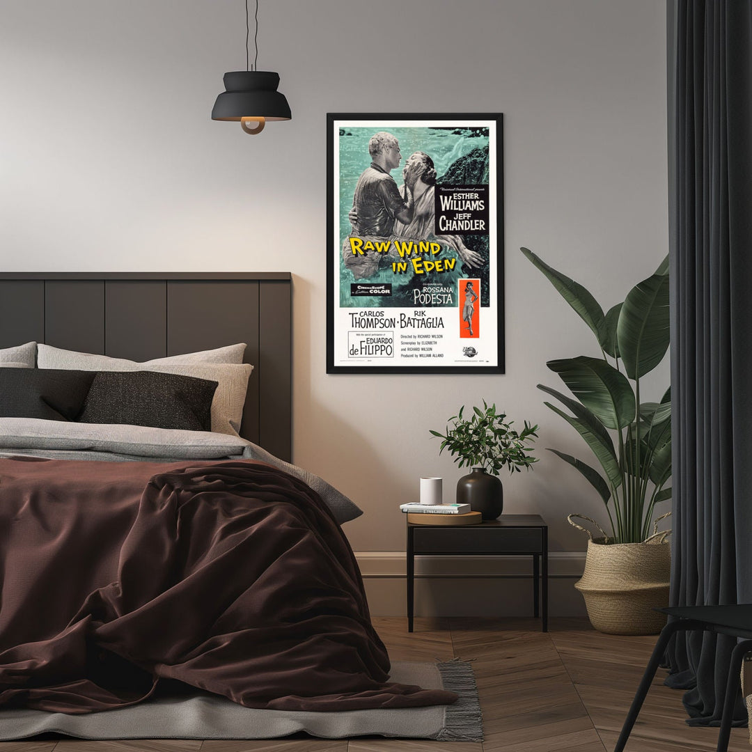 "Raw Wind In Eden" (1958) Framed Movie Poster