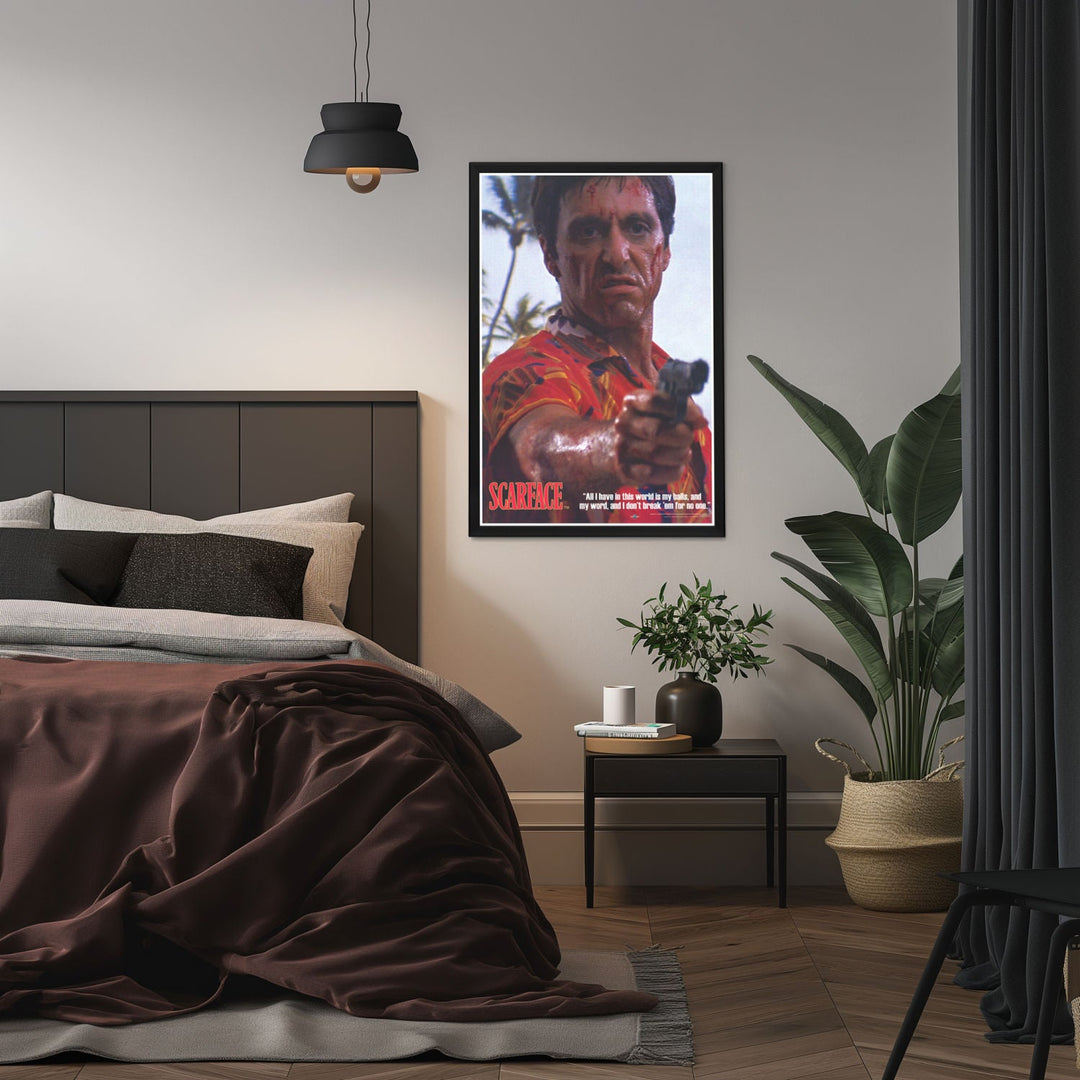 "Scarface" (1983) Framed Movie Poster