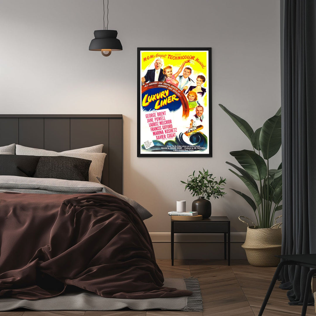 "Luxury Liner" (1948) Framed Movie Poster