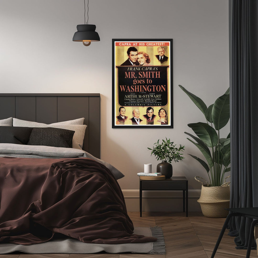 "Mr. Smith Goes To Washington" (1939) Framed Movie Poster