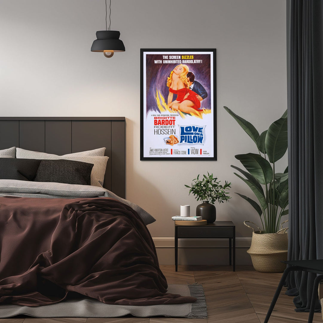 "Love On A Pillow" (1962) Framed Movie Poster