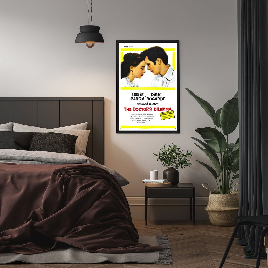 "Doctor's Dilemma" (1958) Framed Movie Poster