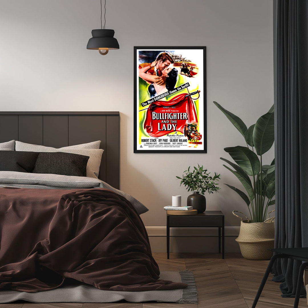 "Bullfighter And The Lady" (1951) Framed Movie Poster