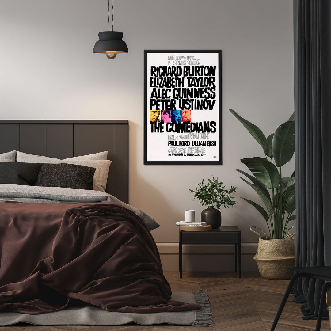"Comedians" (1967) Framed Movie Poster