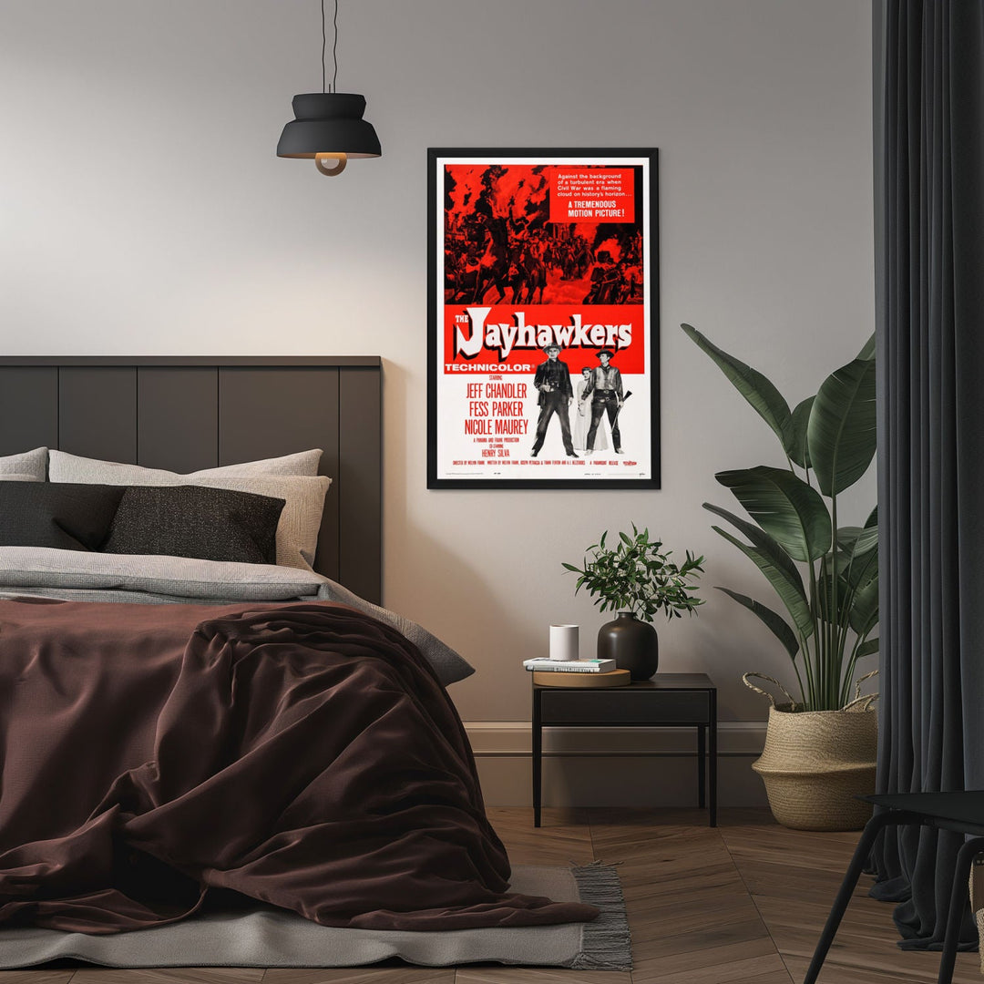 "Jayhawkers" (1959) Framed Movie Poster