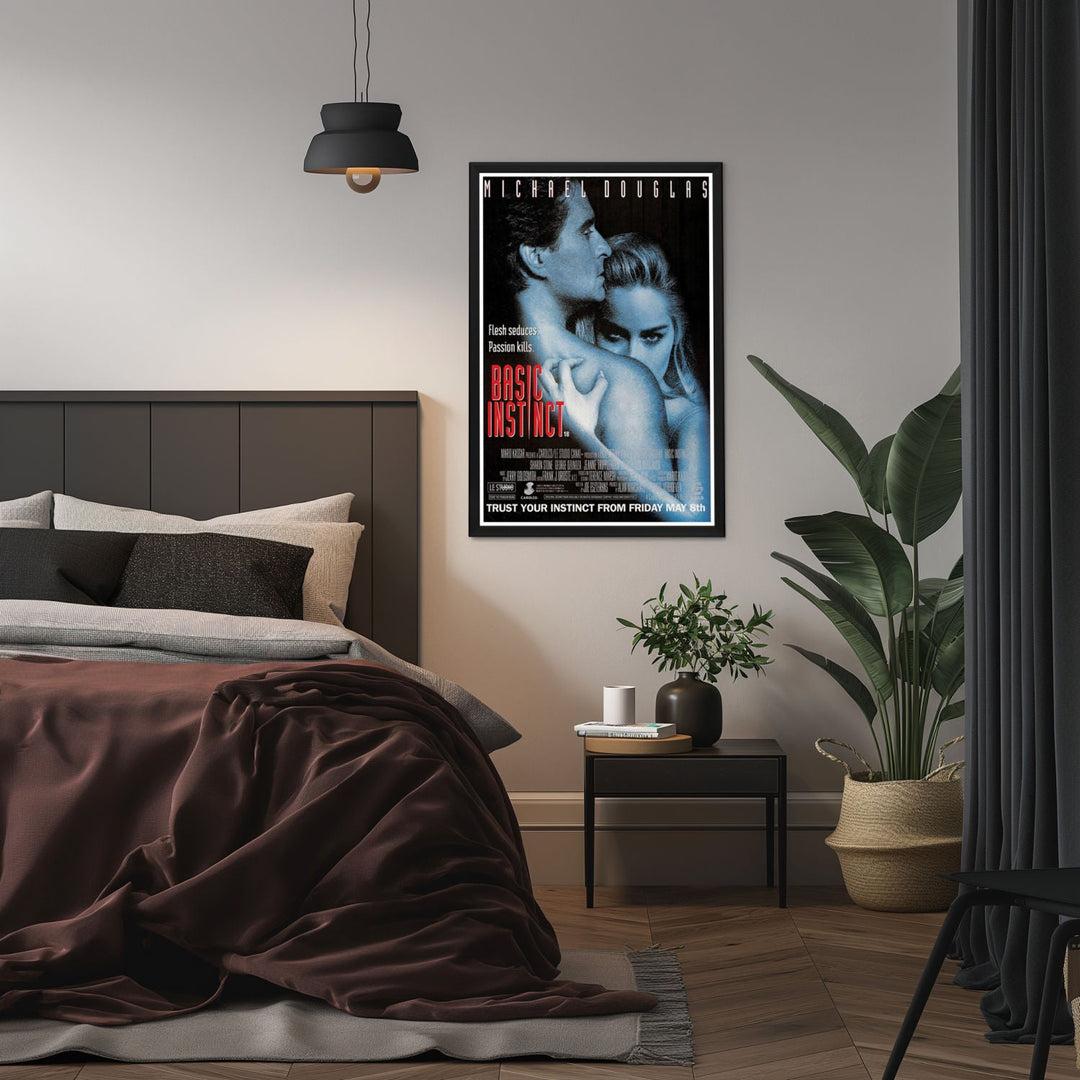 "Basic Instinct" (1992) Framed Movie Poster