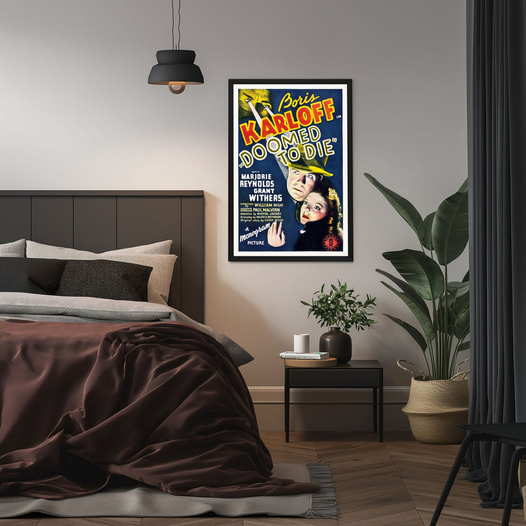 "Doomed To Die" (1940) Framed Movie Poster