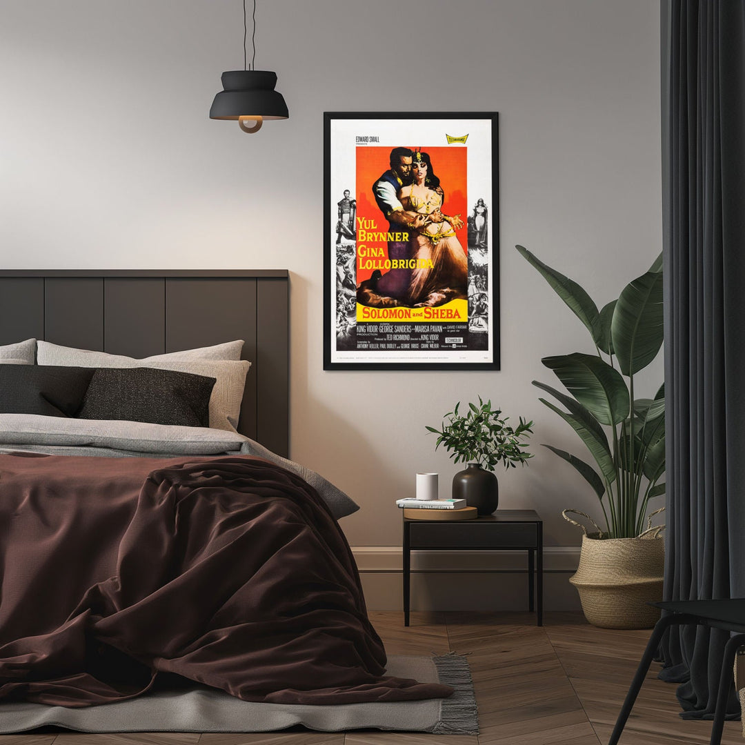 "Solomon And Sheba" (1959) Framed Movie Poster