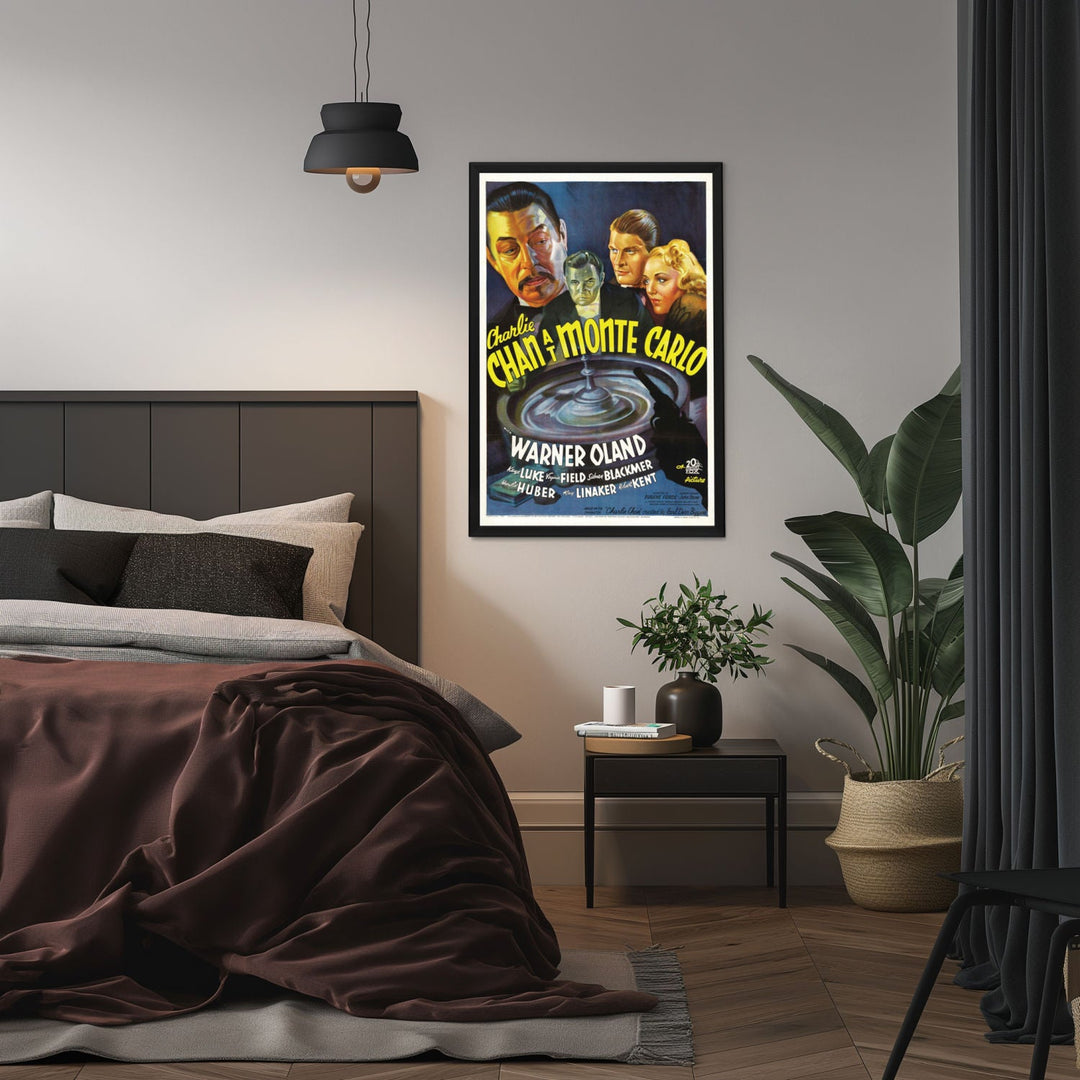 "Charlie Chan At Monte Carlo" (1937) Framed Movie Poster
