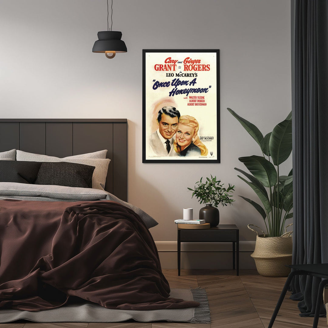 "Once Upon A Honeymoon" (1942) Framed Movie Poster
