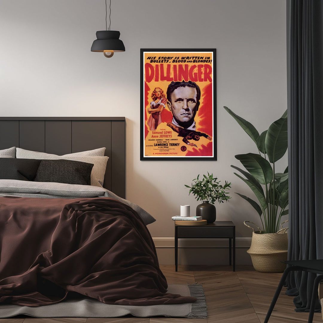"Dillinger" (1945) Framed Movie Poster