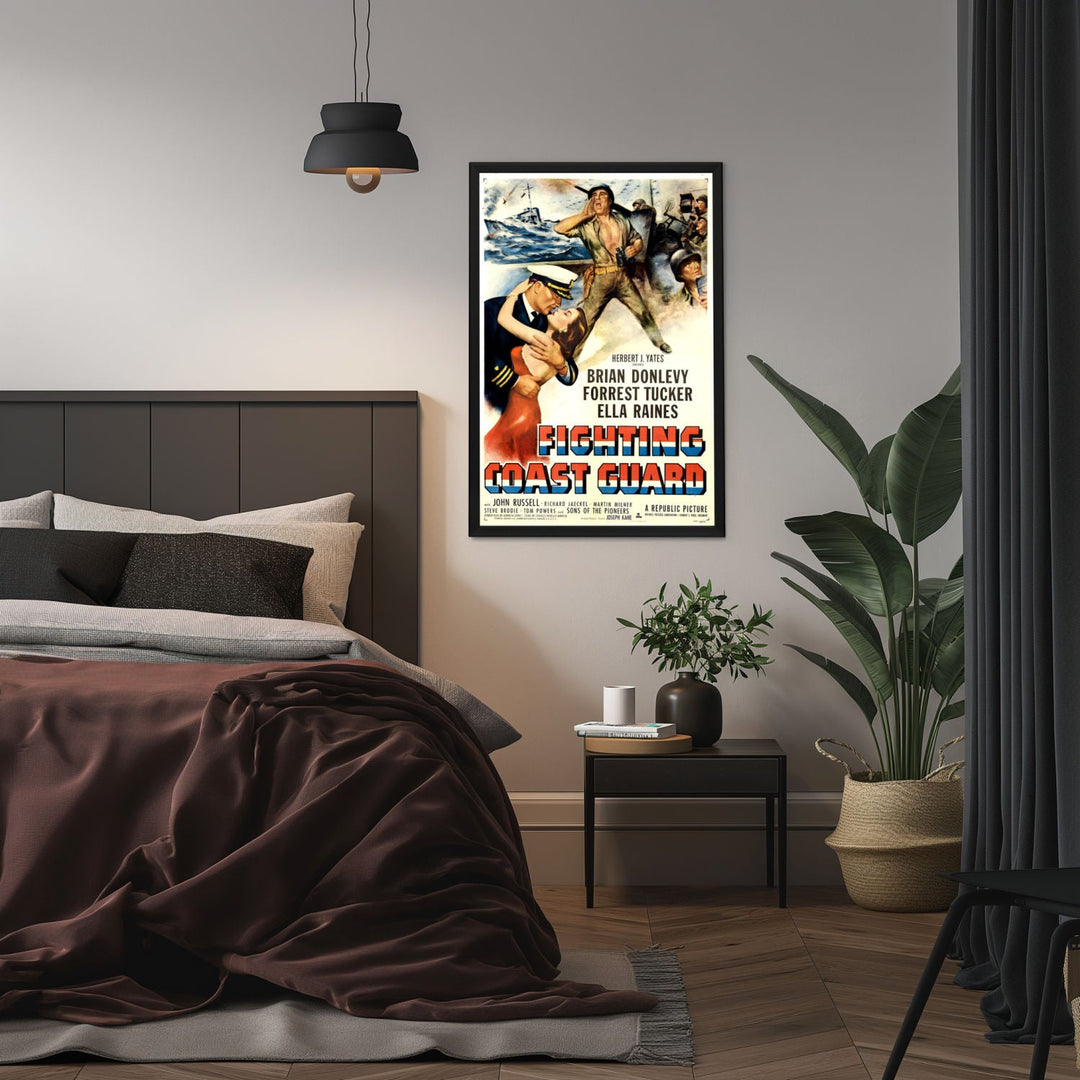 "Fighting Coast Guard" (1951) Framed Movie Poster