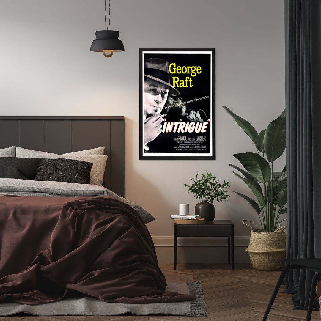 "Intrigue" (1947) Framed Movie Poster