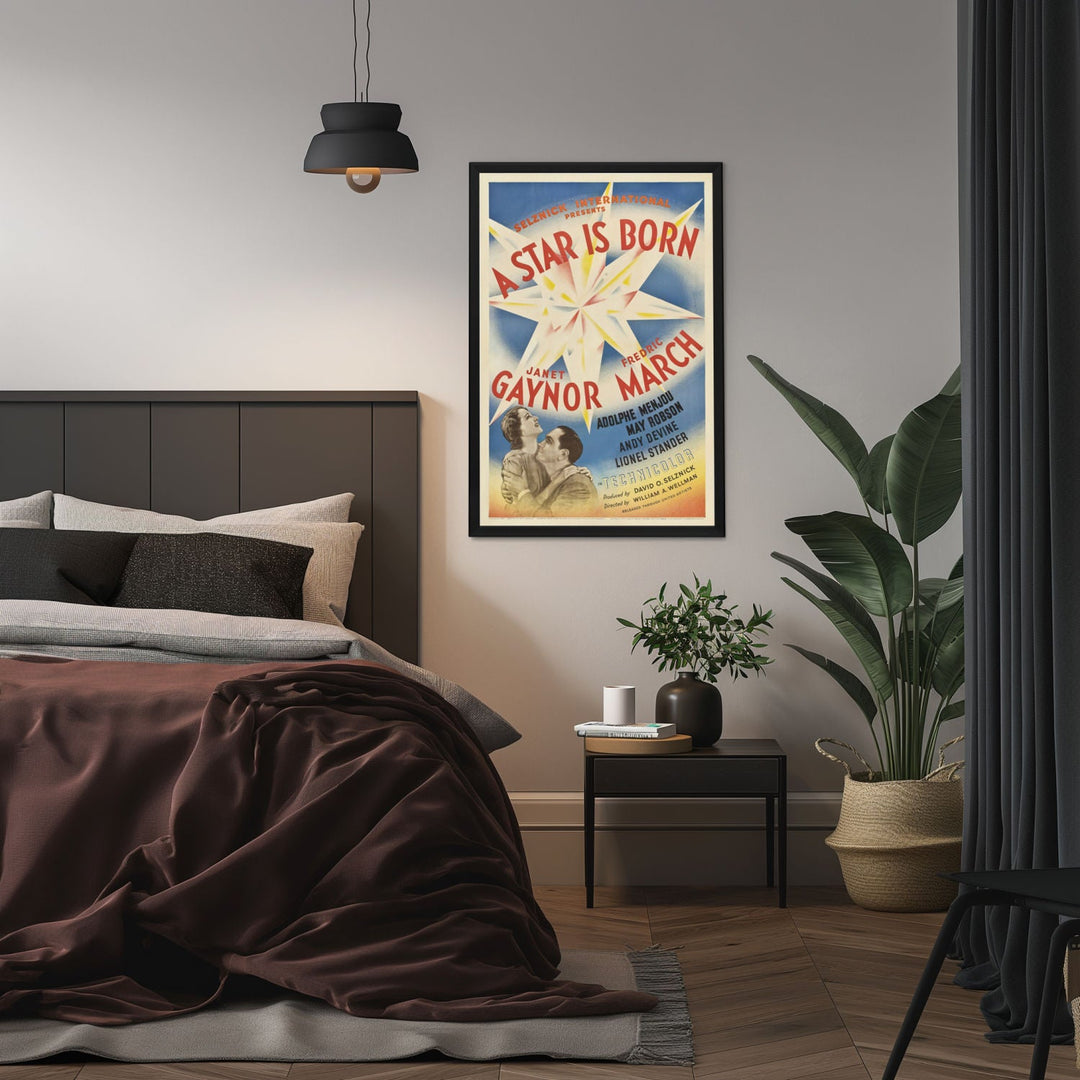 "Star Is Born" (1937) Framed Movie Poster