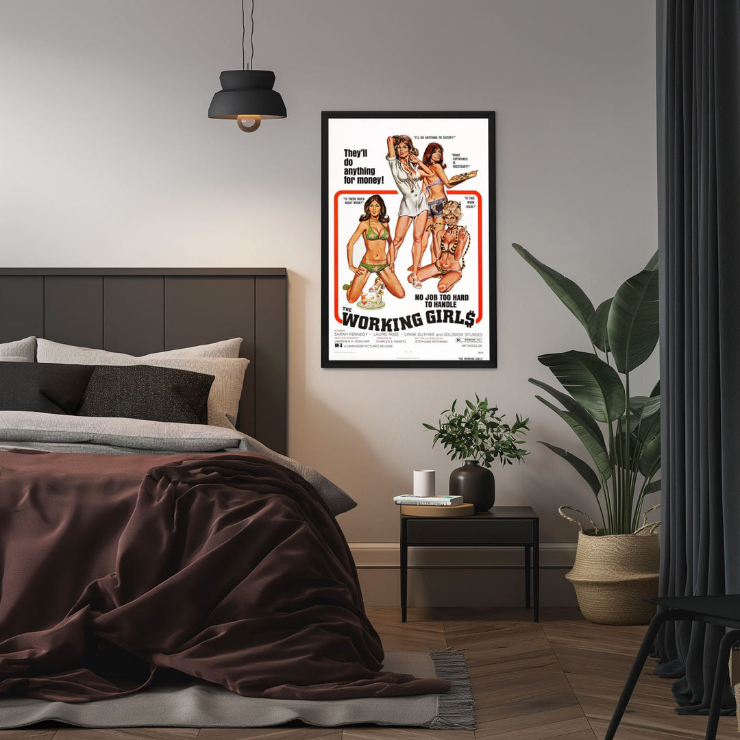 "Working Girls" (1974) Framed Movie Poster