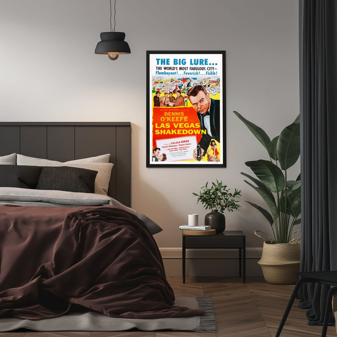 "Las Vegas Shakedown" (1955) Framed Movie Poster