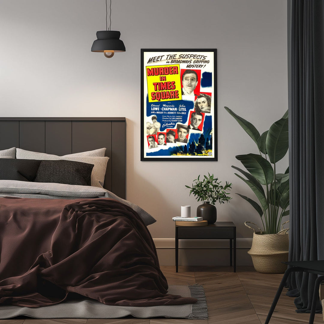 "Murder In Times Square" (1943) Framed Movie Poster