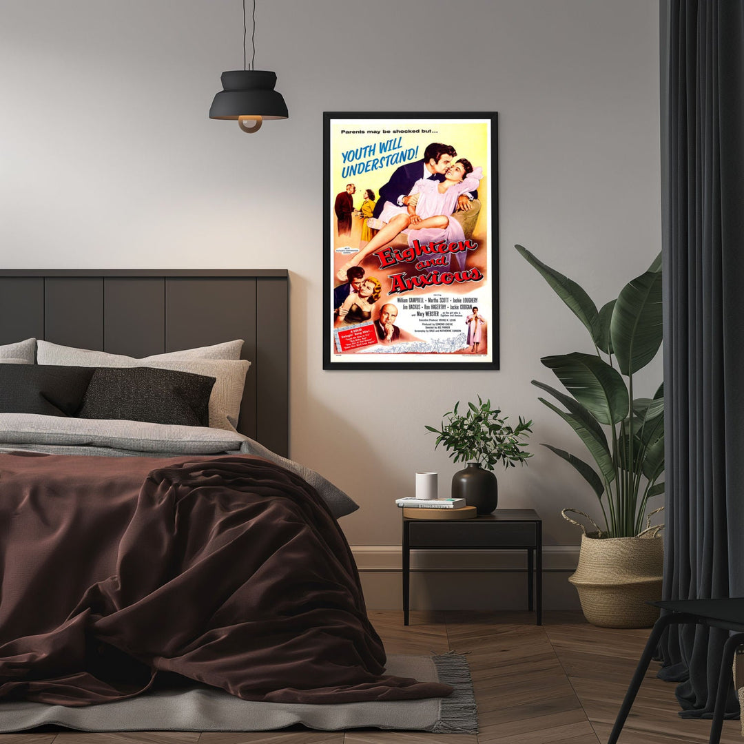 "Eighteen And Anxious" (1957) Framed Movie Poster