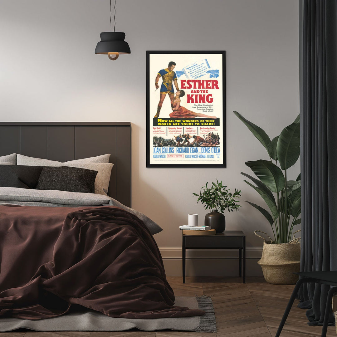 "Esther and the King" (1960) Framed Movie Poster