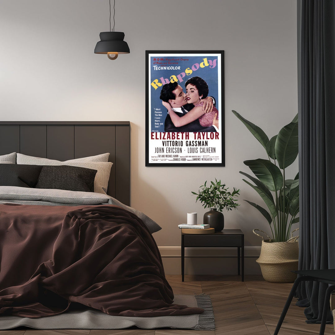 "Rhapsody" (1954) Framed Movie Poster