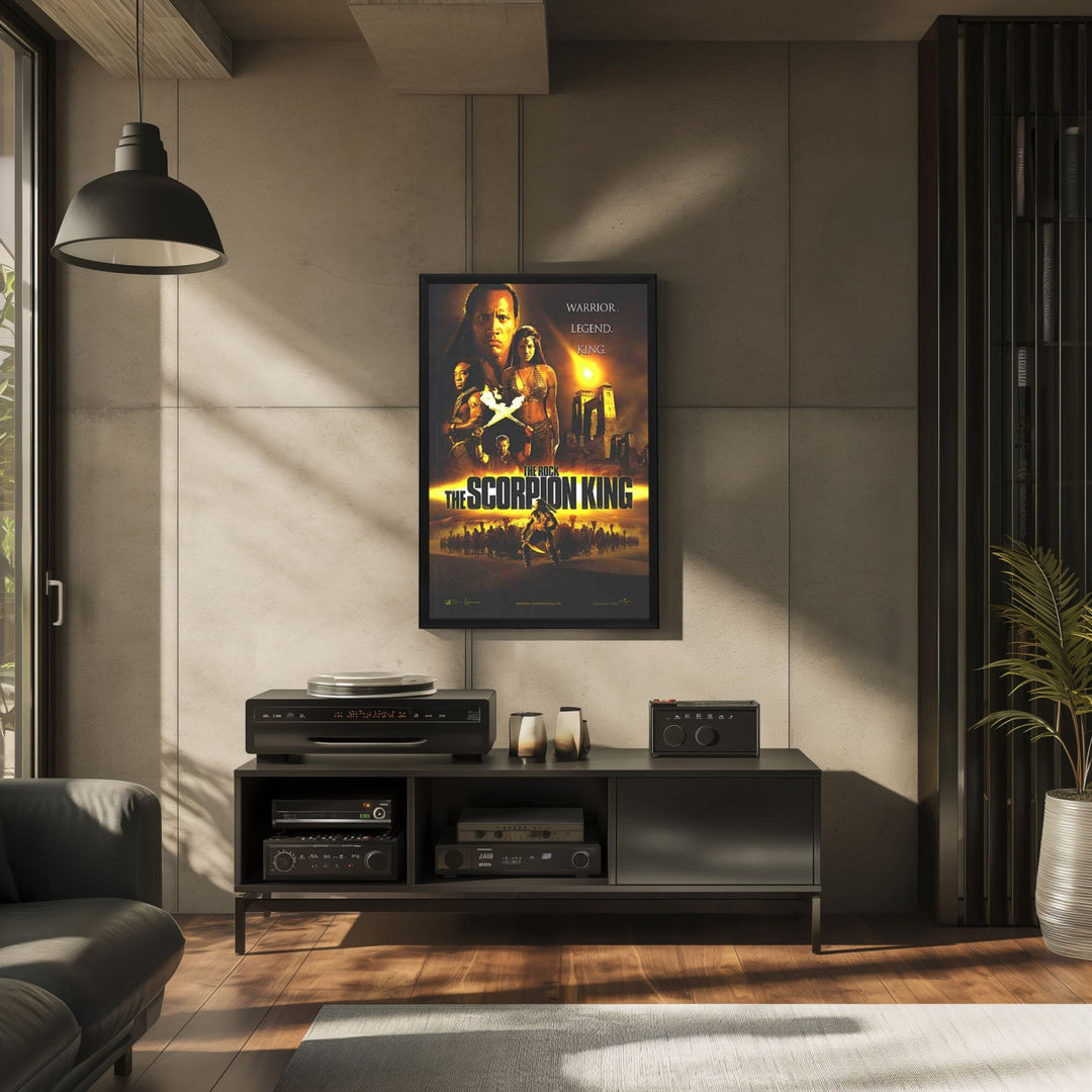 "Scorpion King" (2002) Framed Movie Poster