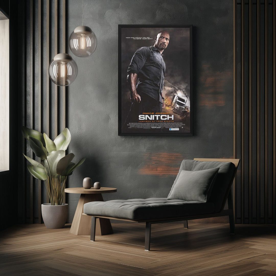 "Snitch" (2013) Framed Movie Poster