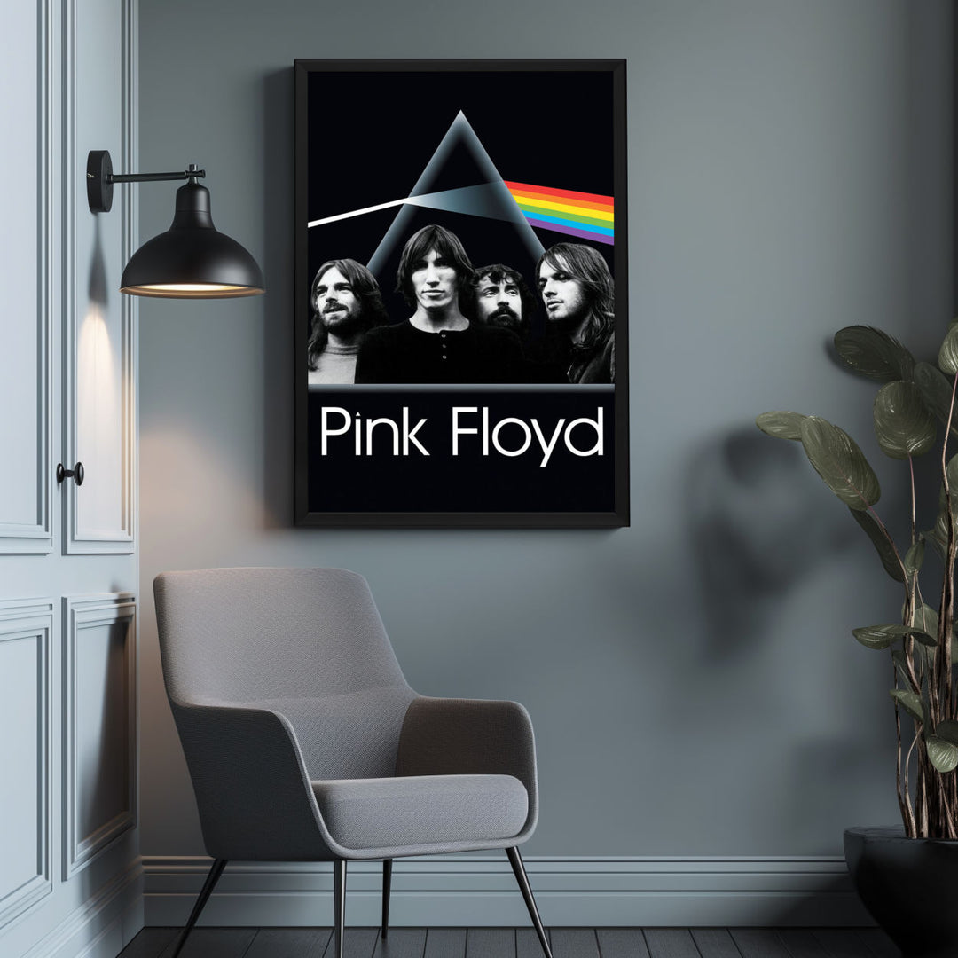 Background with Framed Poster