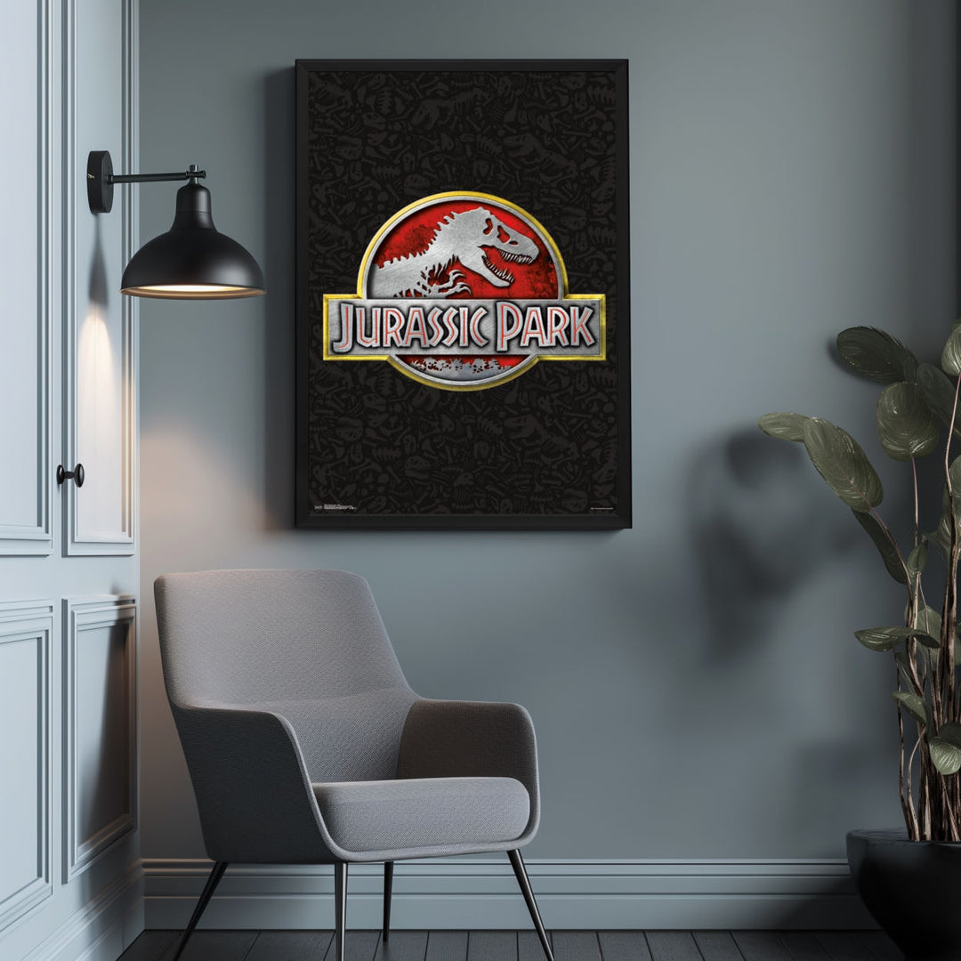 Background with Framed Poster