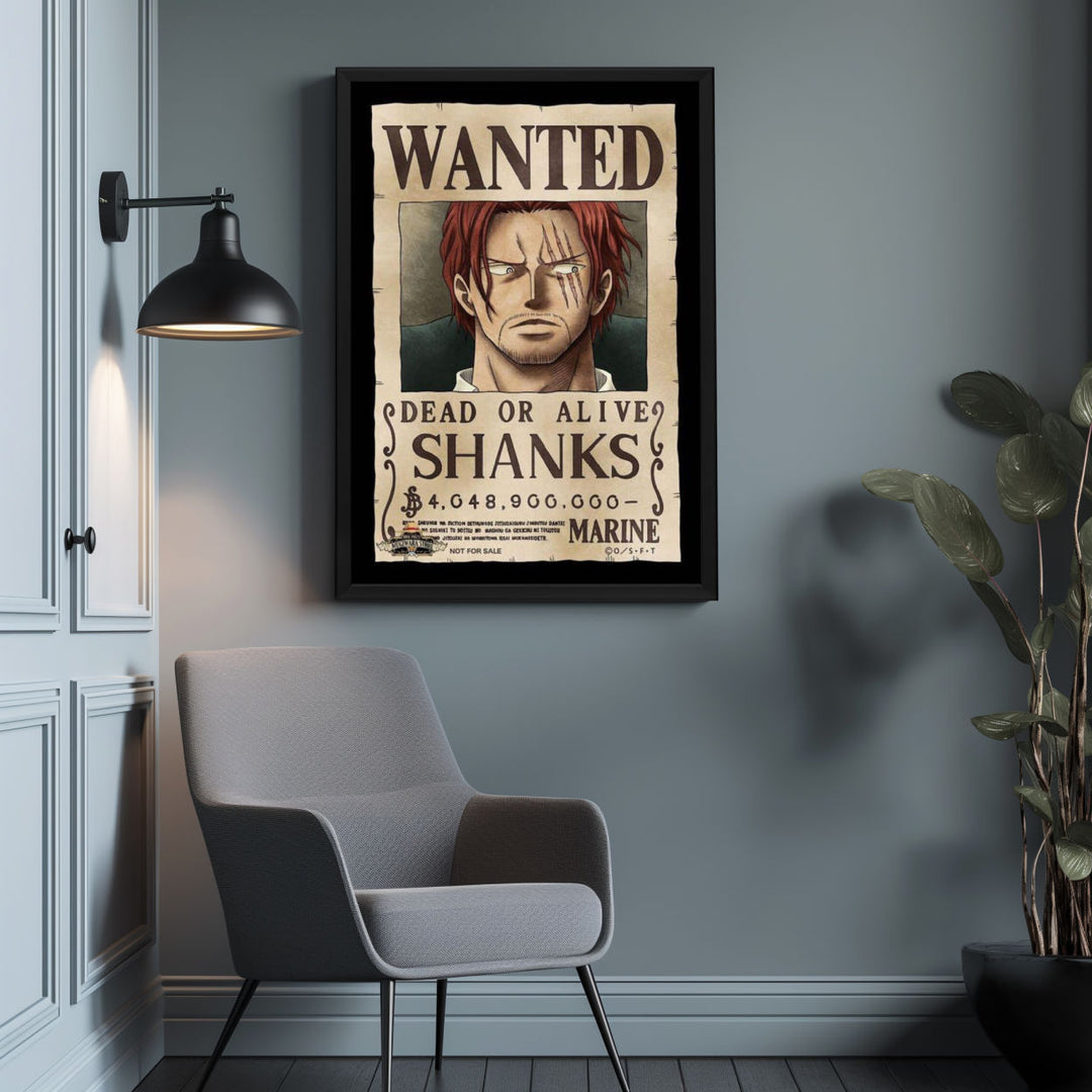 Background with Framed Poster