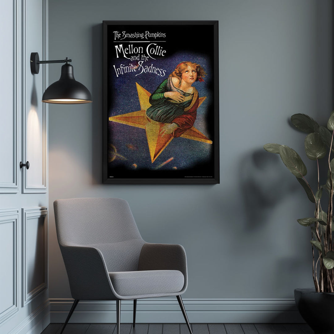 Background with Framed Poster