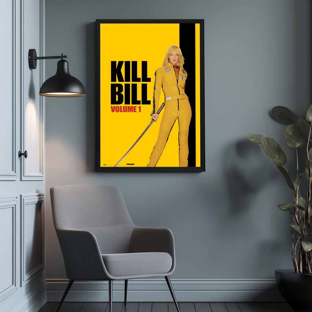 Background with Framed Poster